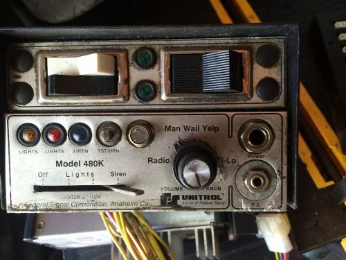 Unitrol emergency siren system with 100w dynamax speaker