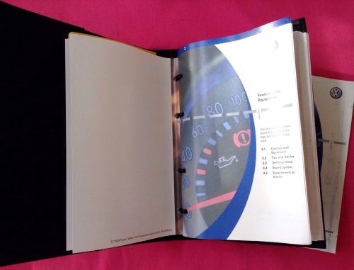Volkswagen passat 2004 owner manual w/cover and guides