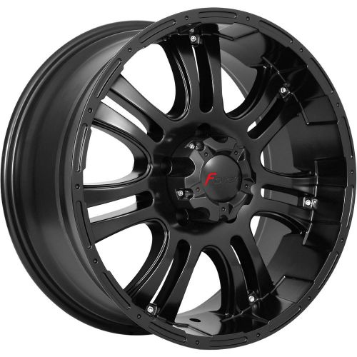 18x9 black fo306 5x5 -12 wheels trail grappler 35x12.50r18lt tires