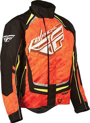 Fly racing snx pro snowmobile jacket orange