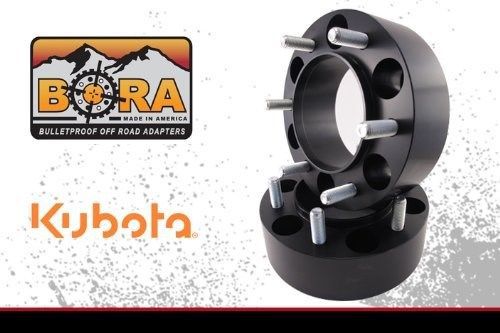 Kubota b series rear wheel spacers (2) 2.&#034; thick by bora off road  made in usa