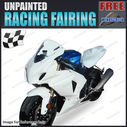 Race fairing fiberglass track for suzuki sv 1000 03 04 05 06 07 unpainted sf