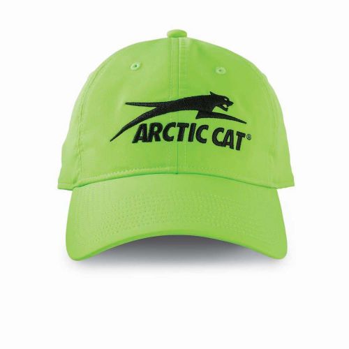 Arctic cat men&#039;s aircat hi-vis performance hat / cap - lime / black 5268-357