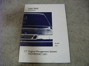 1995 saab 9000 engine management system motronic 2.8.1 service manual