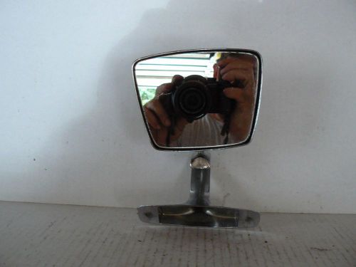 50s-60s accessory rear view mirror - trapezoidal shape