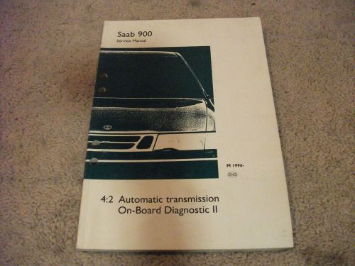 1996 saab 900 automatic transmission on-board diagnostic ii obdii service manual