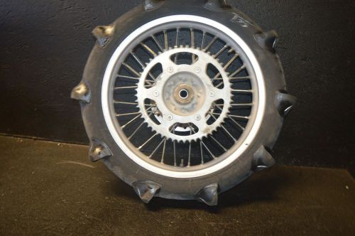 #735 1998 honda cr 500  rear rim &amp; paddle tire