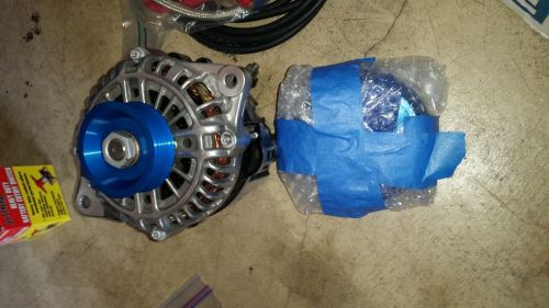 Fd rx7 alternator with greddy pully kit and bonzai v-belt
