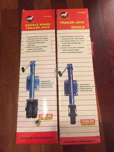 Single wheel trailer jack (1000 lbs load capacity)