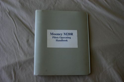 Mooney m20r pilot operating handbook &amp; faa approved airplane flight manual