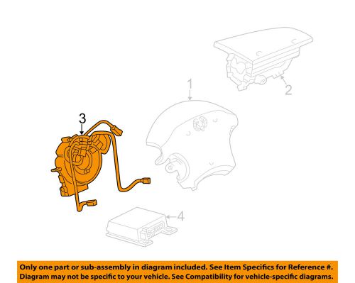 Chrysler oem supplemental restraint system-clockspring 4649092ac