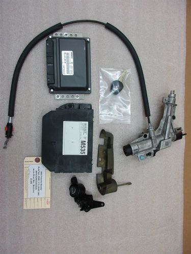 03 boxster porsche 986 key immobiliser set engine computer 99661826203 47,895