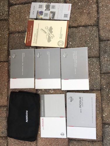 2013 nissan rogue owners manual set, works for 2009-2014 models. great cond