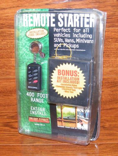 Bulldog security (rs112) 400 foot range remote car starter kit **read**