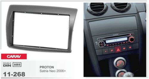 Carav 11-268 2-din car radio dash kit panel for proton satria neo 2006+