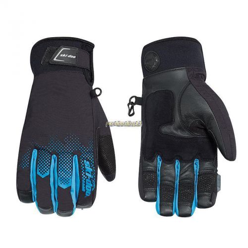 2017 ski-doo grip gloves - blue
