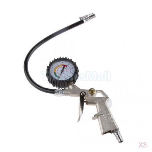 Buy 3x Tire Inflator, 3in1 Inflation Gun, Locking Chuck and Digital