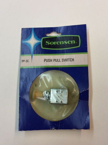 Brand new sorensen push pull switch item #pp-3c