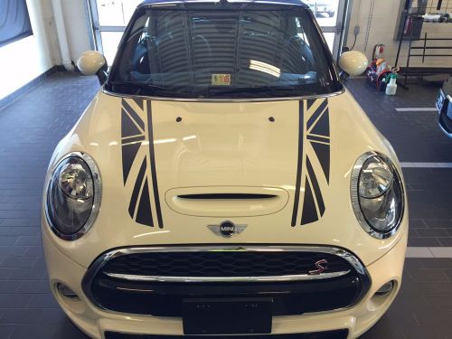 2016 mini cooper s hood british flag bonnet stripes - graphics vinyl adhesive