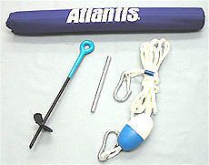 Bayliner searay mercury johnson chriscraft marine anchor stake rope float kit