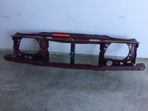 1988-1993 volvo 240 oem front radiator headlight grille support burgundy used