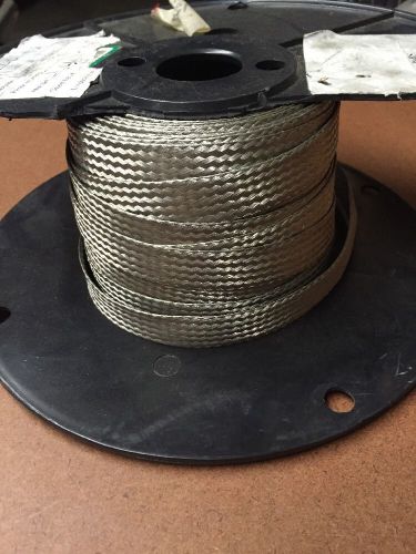 20 foot 3/4 inch wide tin coated flat braided found cable