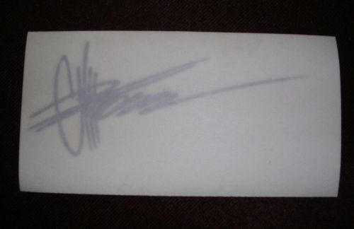 2005 foose mustang stallion dash signiture decale applique