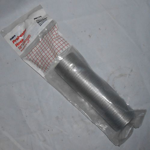 New cobra ph175 replacement air cleaner preheater hose 18" l 1.75" 1-3/4" id