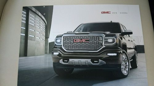 New just released 2016 gmc sierra sle slt denali  dealer sales brochure