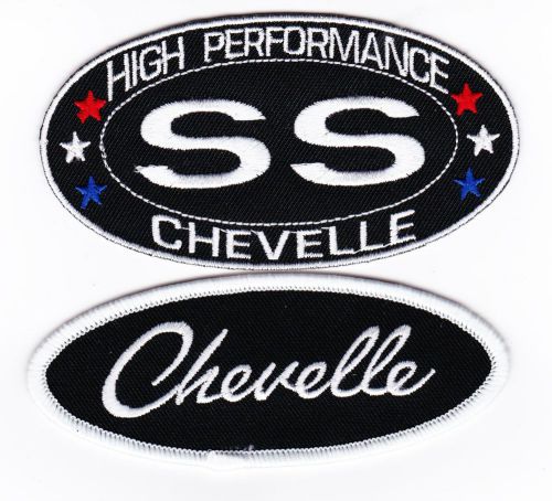 Chevy ss chevelle sew/iron on patch emblem badge embroidered v8 396 383 stroker