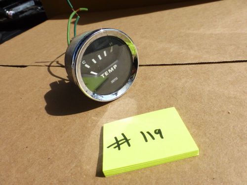 Vintage  mgb  mg midget triumph spitfire temperature  gauge  #119