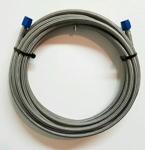 12 FOOT -6AN BRAIDED S/S Nitrous Supply Line USA Made NOS NX ZEX Free Shipping, US $53.49, image 1