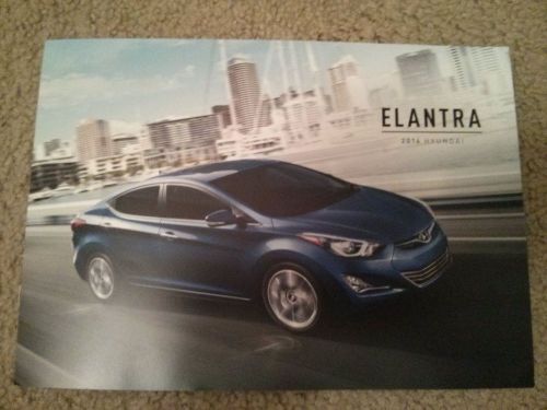 2016 16 hyundai elantra original car sales brochure catalog