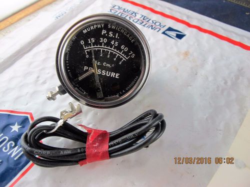 0-75 psi lockout mechanical pressure gage swichgage 2” safety switch  [b5ba]