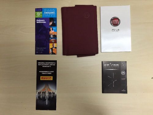 Fiat 500l 2014 user guide owners manual with  case oem/ free shipping