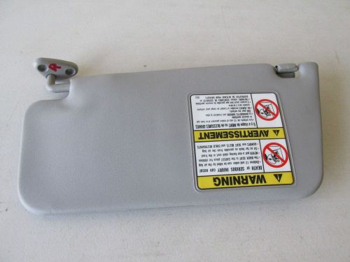 1998-2002 subaru forester right passenger side sun visor gray oem