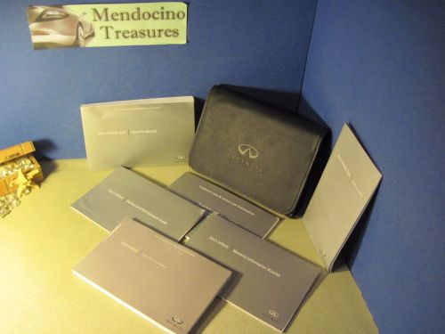 2015 infiniti q50 owners manual navigation manual &amp; case &#034;free us shipping&#034;