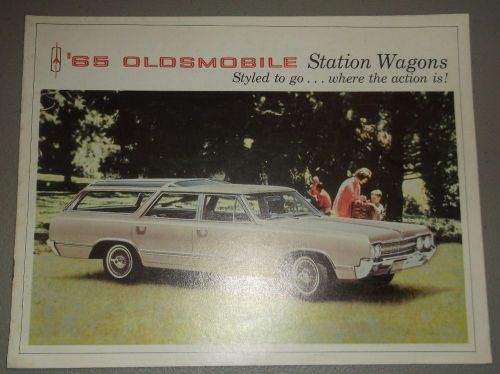 1965 oldsmobile literature station wagons