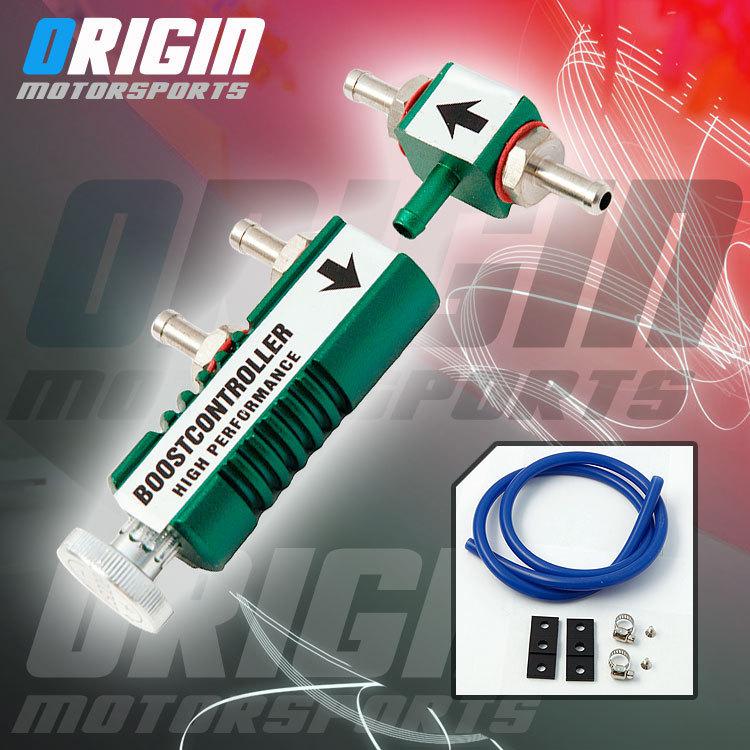 Green cnc universal manual adjustable turbo boost controller 30psi fit all cars
