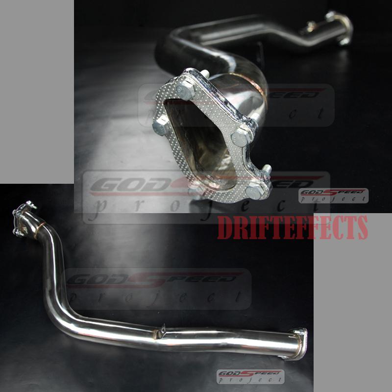 Gsp 02-07 impreza wrx sti gda gdb ej20 ej25 turbo 3" stainless downpipe racing