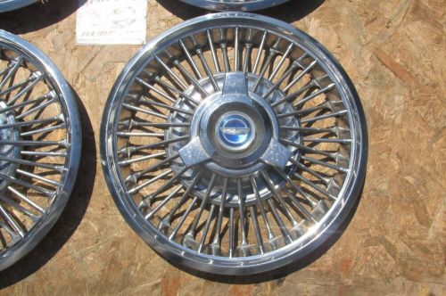 1965, 66, 67 FORD MUSTANG, FAIRLANE 14" WIRE SPINNER WHEEL COVERS, HUBCAPS SET~4, US $399.95, image 2