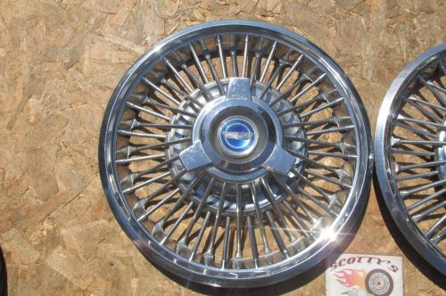 1965, 66, 67 FORD MUSTANG, FAIRLANE 14" WIRE SPINNER WHEEL COVERS, HUBCAPS SET~4, US $399.95, image 7