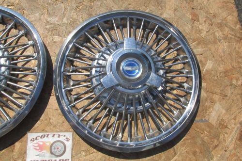 1965, 66, 67 FORD MUSTANG, FAIRLANE 14" WIRE SPINNER WHEEL COVERS, HUBCAPS SET~4, US $399.95, image 12