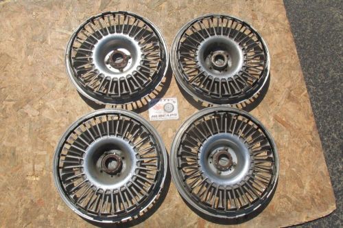 1965, 66, 67 FORD MUSTANG, FAIRLANE 14" WIRE SPINNER WHEEL COVERS, HUBCAPS SET~4, US $399.95, image 17