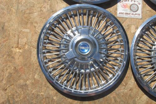 1965, 66, 67 FORD MUSTANG, FAIRLANE 14" WIRE SPINNER WHEEL COVERS, HUBCAPS SET~4, US $399.95, image 18