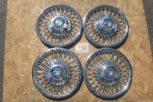 1965, 66, 67 FORD MUSTANG, FAIRLANE 14" WIRE SPINNER WHEEL COVERS, HUBCAPS SET~4, US $399.95, image 22