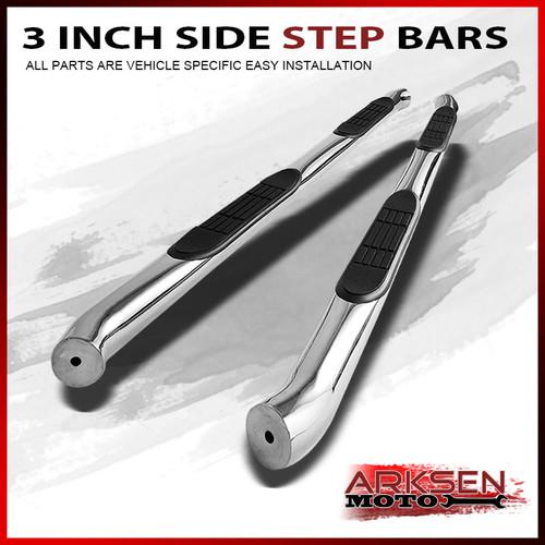 07-13 gmc acadia traverse stainless steel 3 inch side step bars running board