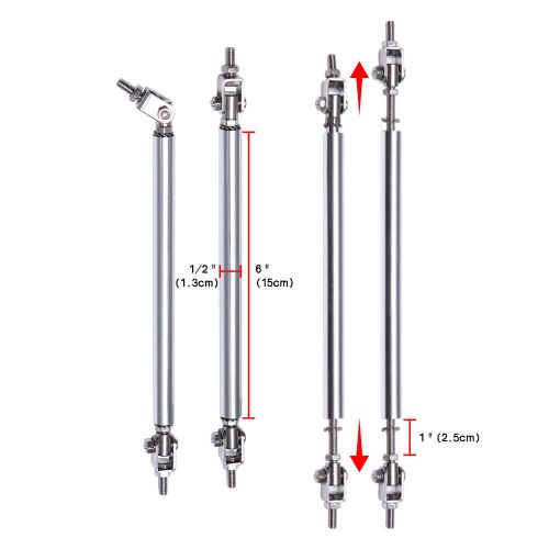 Gloss Front Bumper Lip Splitter /Side Skirt/Strut Rods For Lexus LS400 LS430 500, US $170.15, image 3
