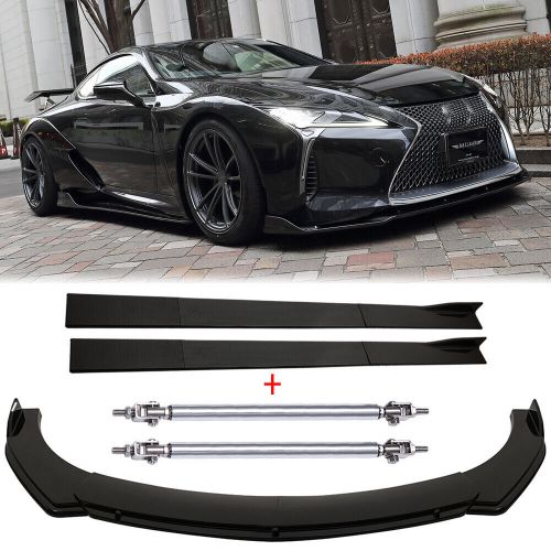 Gloss Front Bumper Lip Splitter /Side Skirt/Strut Rods For Lexus LS400 LS430 500, US $170.15, image 13