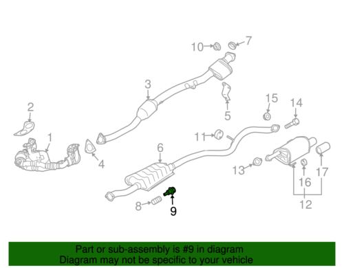 Genuine Subaru Intermediate Pipe Bolt 44059AA010, US $4.03, image 4